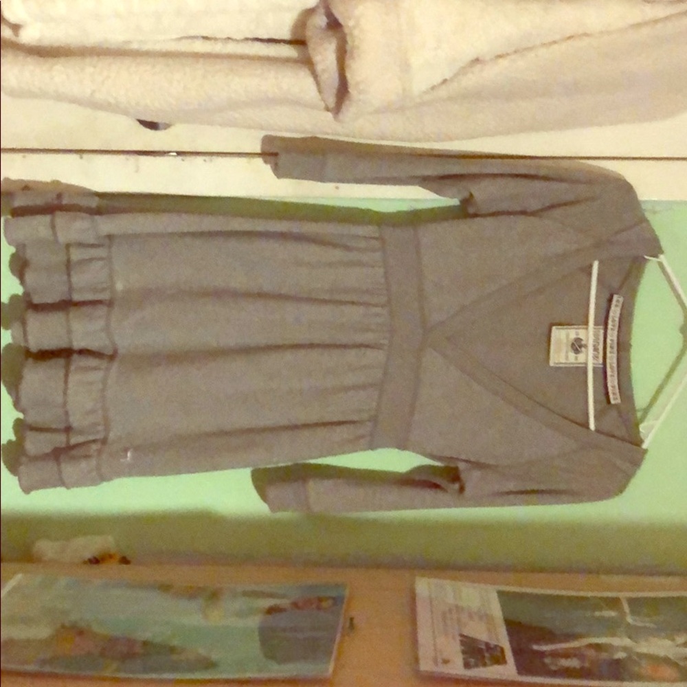 Pink Victoria’s Secret ex-small gray sweater dress